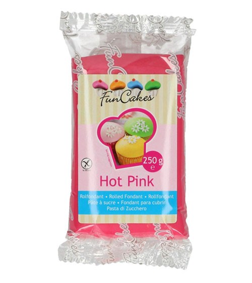 Funcakes Fondant - hot pink - 250 g