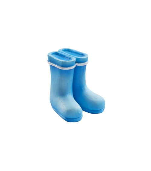 Miniatur Gummistiefel - blau - 4 cm