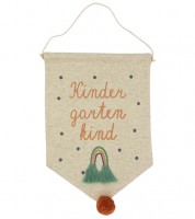 Wandbehang "Kindergartenkind" - Regenbogen - 22 x 32 cm