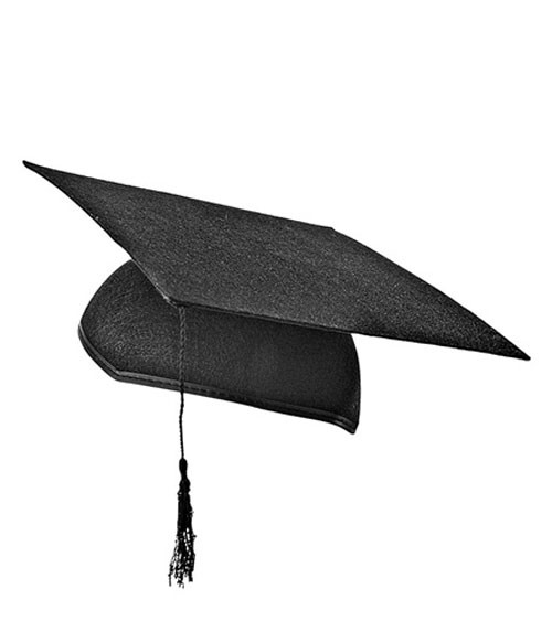 Absolventen-Hut aus Filz