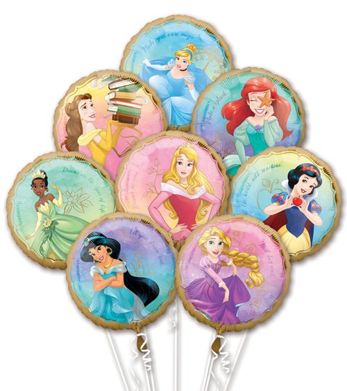 Folienballon-Set "Disney Princess" - 8-teilig
