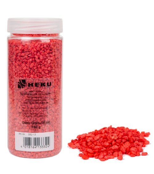 Deko-Granulat - 750 g - rot