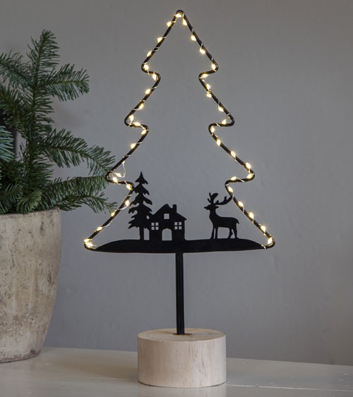 LED-Baum-Standleuchte "Glimta" - 21 x 40 cm