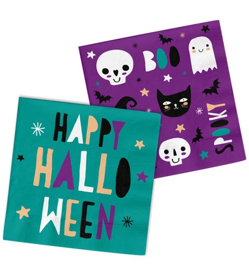 Servietten "Happy Halloween" - 33 x 33 - 20 Stück