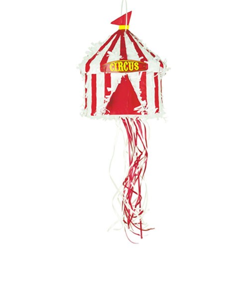 Zieh-Pinata "Zirkuszelt" - 27 x 27 x 35 cm