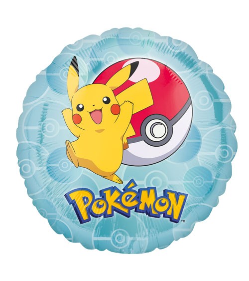 Runder Folienballon "Pokemon" - 43 cm