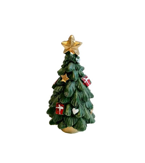 Mini Christbaum aus Polyresin - 7 cm