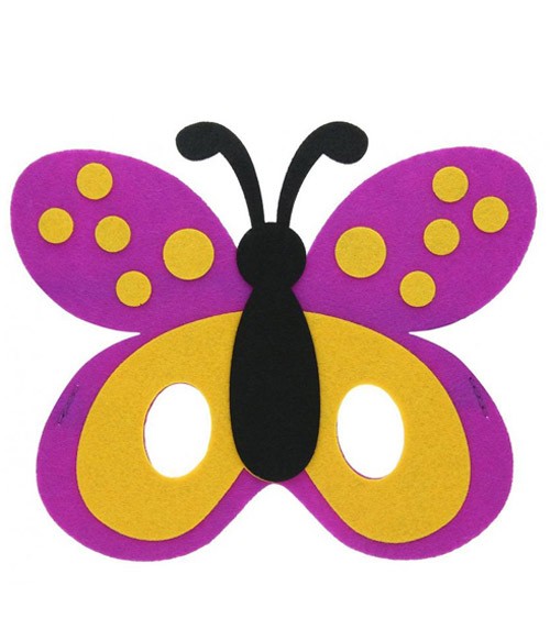 Schmetterling-Partymaske aus Filz