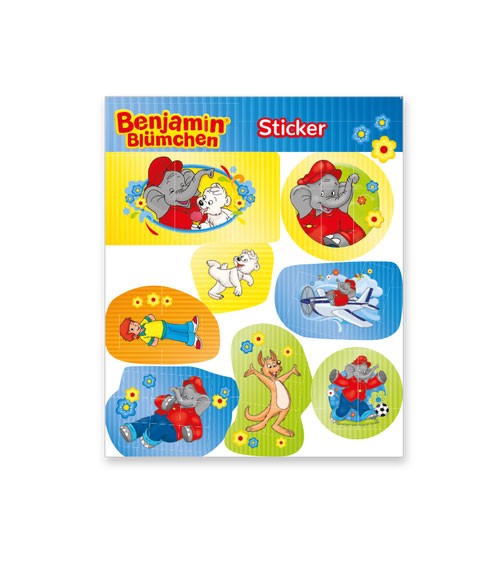 Sticker "Benjamin Blümchen" - 1 Bogen