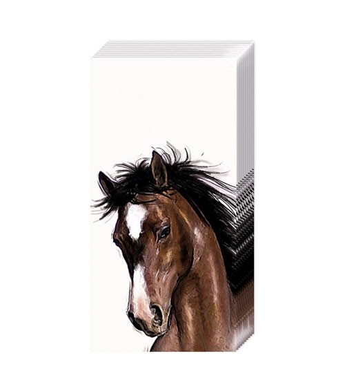 Papiertaschentücher "Pferd" - 10 Stück