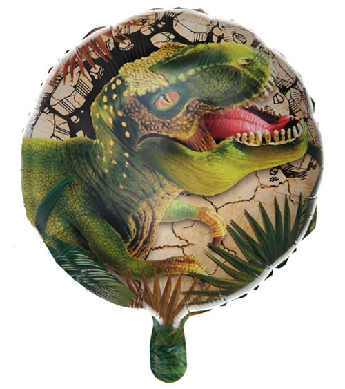 Runder Folienballon "T-Rex" - 45 cm