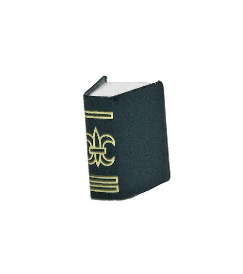 Miniatur Buch - schwarz, gold - 2 x 2,8 cm