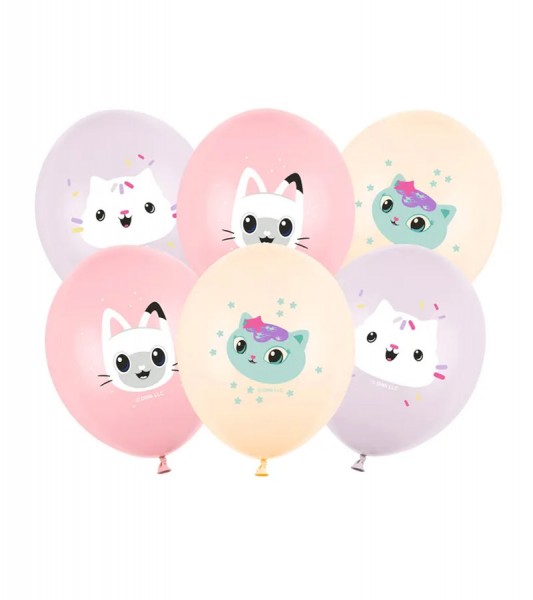Luftballon-Set "Gabby's Dollhouse" - 30 cm - 6-teilig