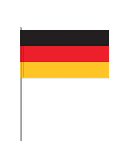 Papierflaggen "Deutschland" - 10 Stück