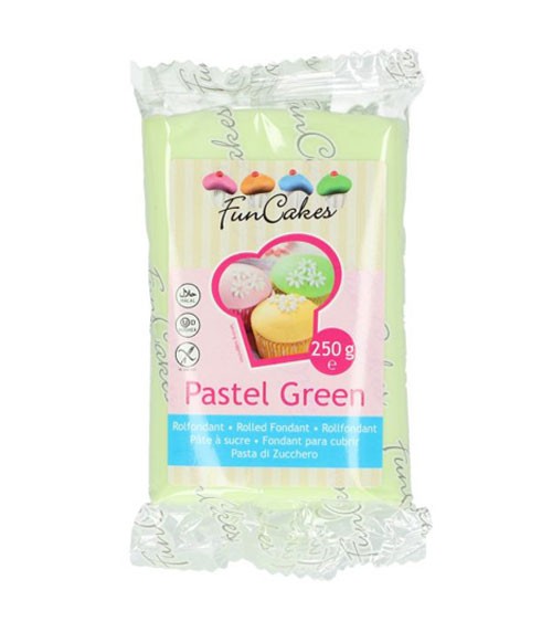 Funcakes Fondant - pastel green - 250 g