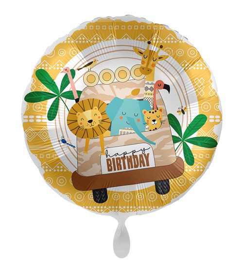 Folienballon "Safari Birthday"