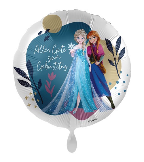 Folienballon Anna & Elsa "Frozen Birthday" - 43 cm