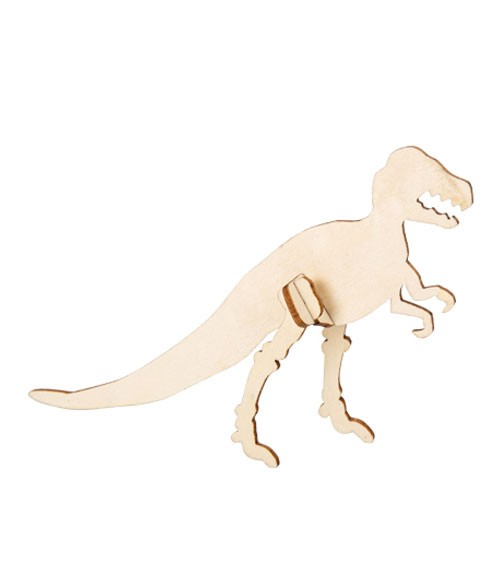 3D Holz-Platzschilder "Dino-Skelett" - 15 x 9 x 3 cm - 8 Stück
