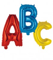 Folienballon-Buchstaben-Set "ABC" - bunt