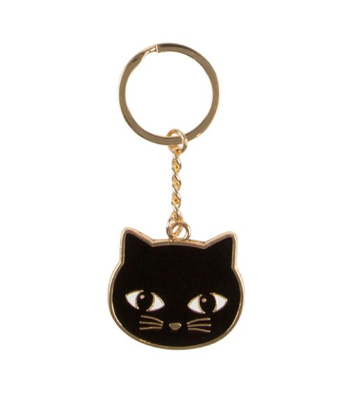 Schlüsselanhänger "Schwarze Katze"