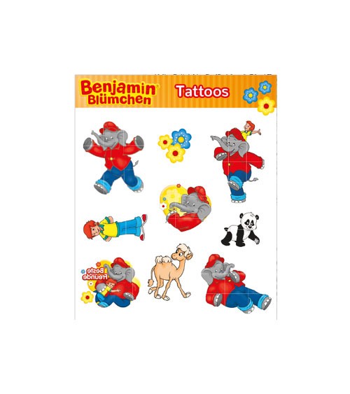 Tattoos "Benjamin Blümchen" - 1 Bogen
