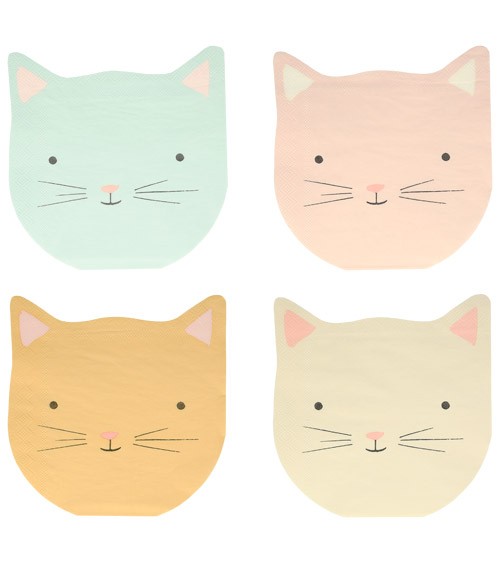 Shape-Servietten "Cute Kitten"- 16 Stück