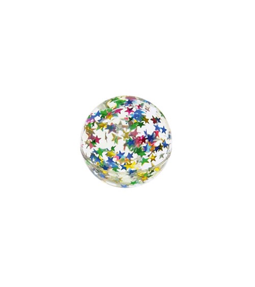 Flummi "Glitzernde Sterne" - 4,3 cm