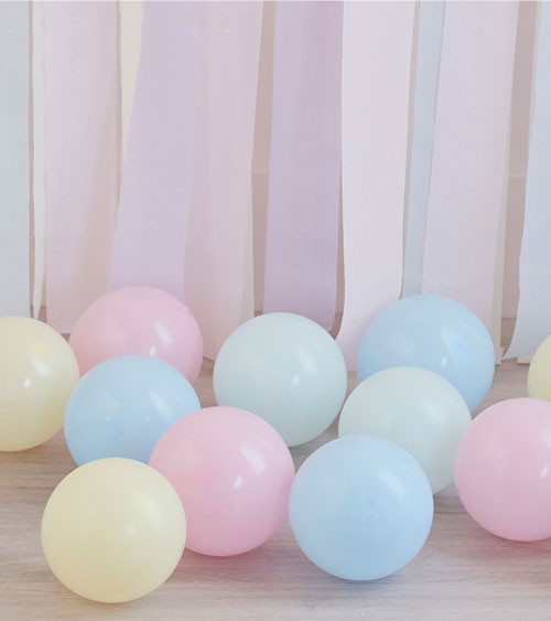 Mini-Luftballons - Farbmix pastell - 12 cm - 40 Stück