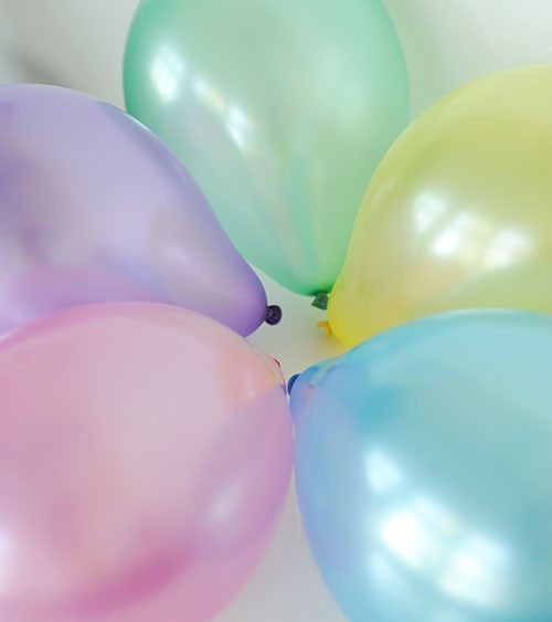 Luftballon-Set "Perlmutt" - pastell - 8-teilig