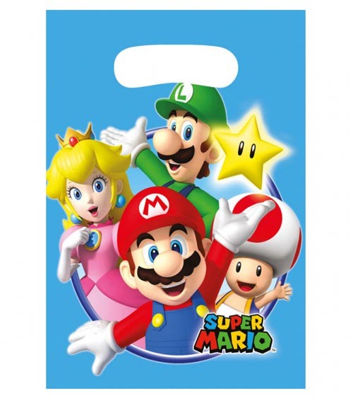 Partytüten "Nintendo Super Mario" - 8 Stück