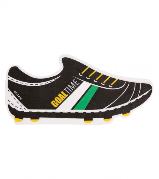 Fußballschuh-Servietten - 20 x 10 cm - 20 Stück
