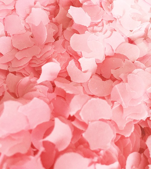 Papierkonfetti - 100 g - rosa
