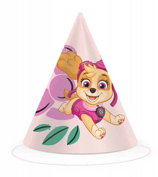 Partyhüte "Paw Patrol - Skye" - 6 Stück