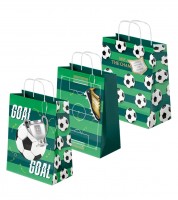 Geschenktüte aus Papier "Fußballfeld" - sortiert - 1 Stück
