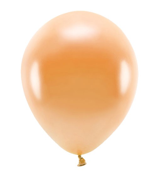 Metallic-Ballons - orange - 30 cm - 10 Stück