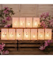 Lichtertüten-Set "Just Married" - 11-teilig