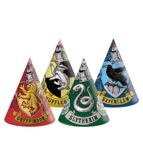 Partyhüte "Harry Potter - Hogwarts" - 6 Stück