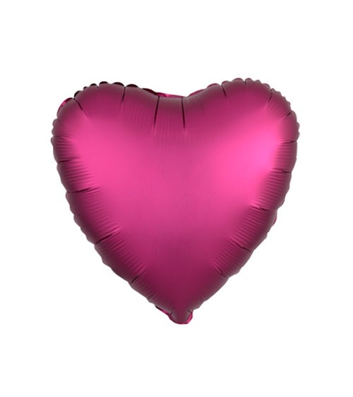 Herz-Folienballon „Satin Luxe“ – pink – 43 cm