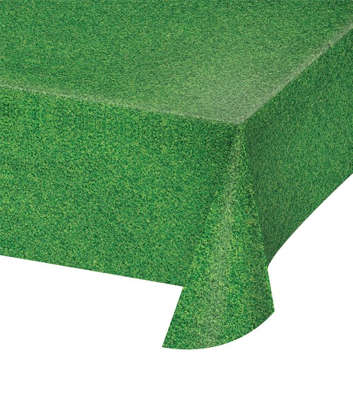 Kunststoff-Tischdecke "Rasen" - 137 x 274 cm