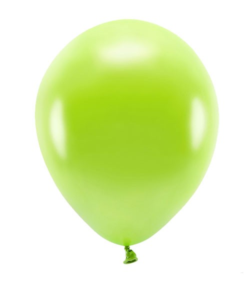 Metallic-Ballons - apfelgrün - 30 cm - 10 Stück