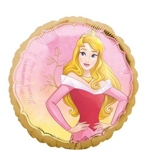 Runder Folienballon "Disney Princess - Aurora" - 43 cm