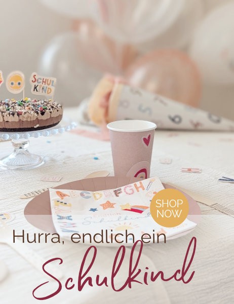 Endlich Schulkind Dekoration für den Schulanfang