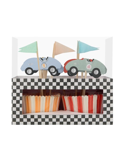 Cupcake-Kit "Race Car" - 48-teilig