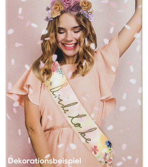 Bride to be-Schärpe "Blossom"