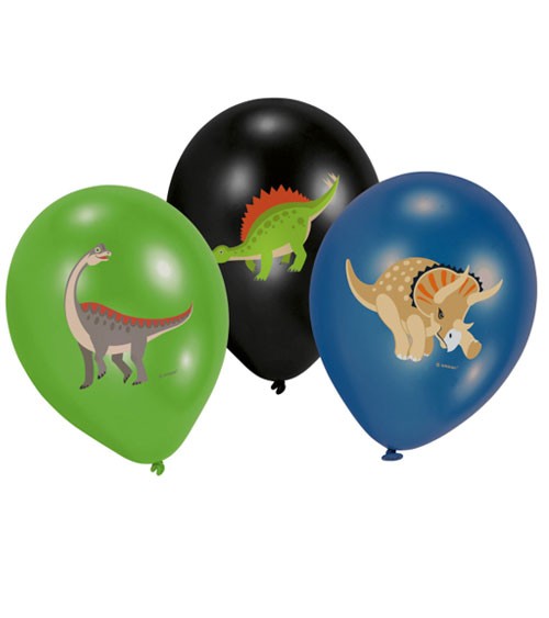 Luftballon-Set "Happy Dinosaur" - 6-teilig
