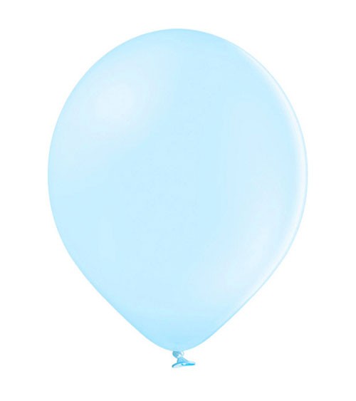 Standard-Luftballons - pastell hellblau - 30 cm - 50 Stück