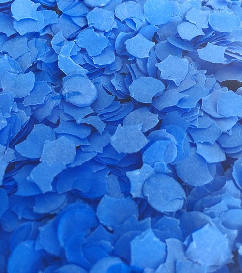 Papierkonfetti - 100 g - dunkelblau