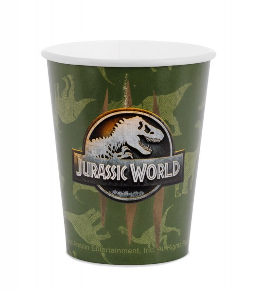 Pappbecher "Jurassic World" - 6 Stück