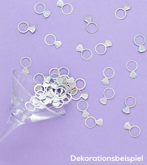 Konfetti "Diamantringe" - 14 g