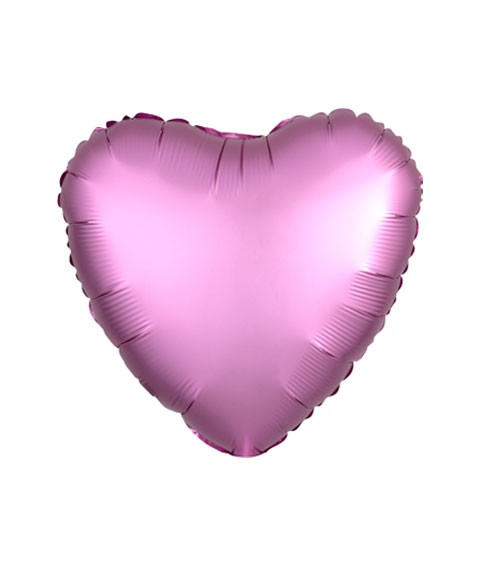 Herz-Folienballon „Satin Luxe“ – rosa – 43 cm